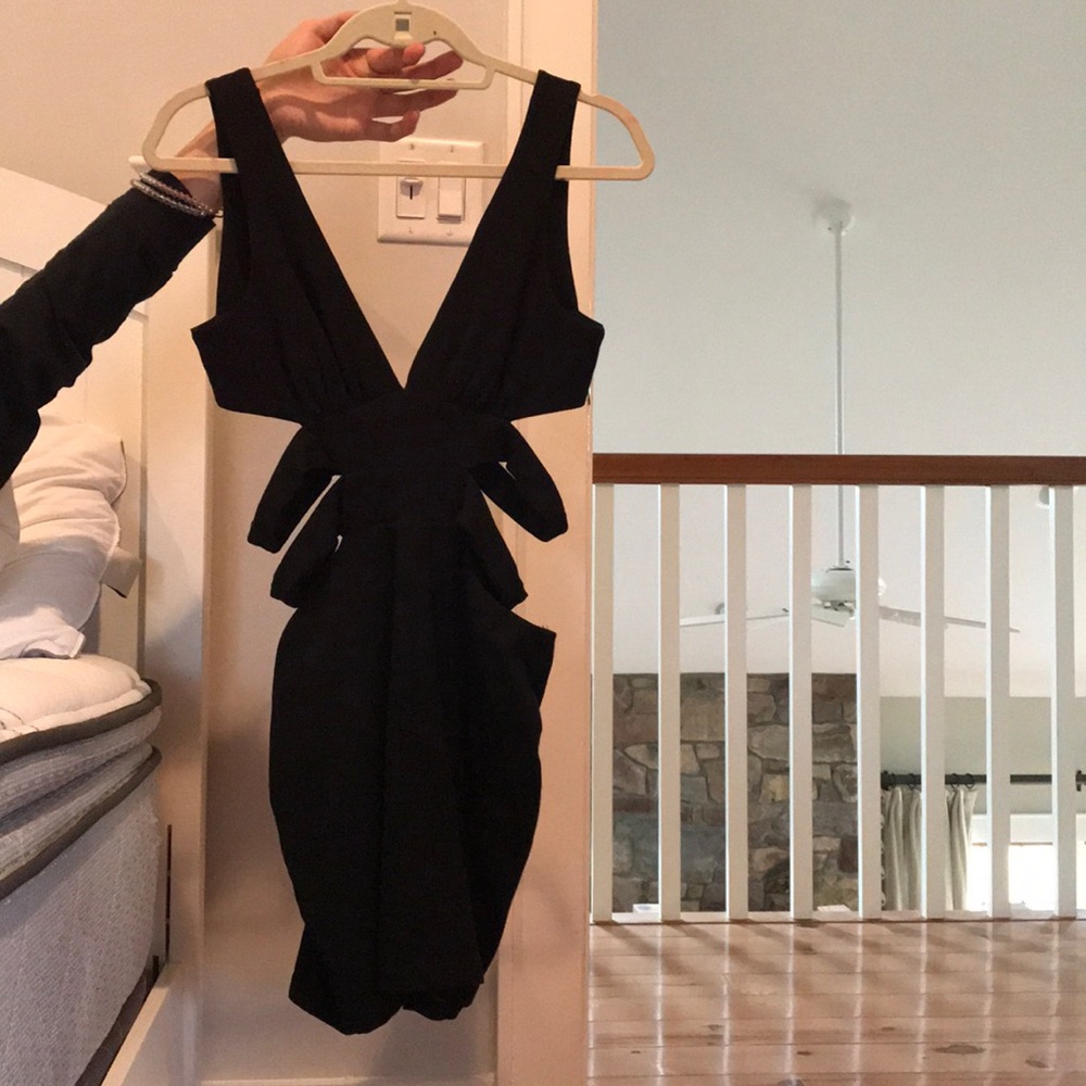 black dress